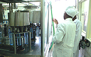 Sulfo water manufacturing plant in Kigali City. (Courtesy photo).