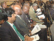 This weeku2019s conference brought businesspeople together, but will they invest? (Photo/G.Barya).