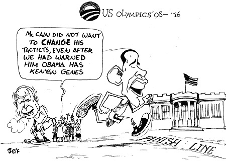 Barrack Obama becomes the USAu2019s first black president beating Senator McCain.