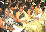 Rwandan Women during a recent IFC investments conference. (Photo / J. Mbanda)