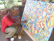 At work: Nkurunziza.