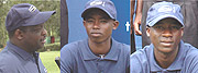 L-R: VETERAN: Davis Kashaka, BEEN THERE: Jules Dusabe, OLD TIMER: Cu00e9lu00e9stin Habineza.