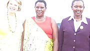 (L-R) US Secretary of Education, Ms Margaret Spelling, Education minister Dr Daphrose Gahakwa and  National Coordinator of FAWE Rwanda, Ms Odette Mukazi Mutanguha ( Photo / M. kembaga)
