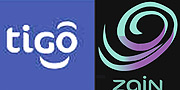 Logos of the TIGO brand operated by Millicom and ZAIN brand.