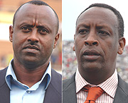 L-R: FERWAFA BOSS: John Bosco Kazura, FORMER FERWAFA VP: Celestin Musabyimana.