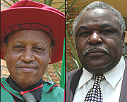 L-R: Dr. James Vuningoma, Prof. George Njoroge.