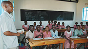 Pupils attending English lessons. (File photo)