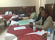 Some of Programme Managers who underwent the training.