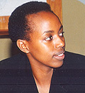 FAWE Rwanda Chairperson, Rhona Nyakurama.