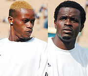 L-R: Suspended: Patrick Mafisango, Back to face old club: Gaseruka