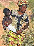 Gender-based violence usually affects women and children. 