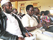 u2018Members of the civil society and public servants attending training yesterday (Nov 28, 2008) - (Photo / E. Kwibuka).