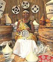 Crafts are on display at gikondo show grounds. (Photo/G.Barya).