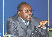 Francois Kanimba, the Central Bank Governor .