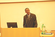 President Kagame delivers the S T Lee Public Policy Lecture at Cambridge Universityu2019s Faculty of Law on Wednesday evening.