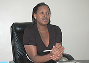 LINDA BIHIRE, Minister of infrastructure.