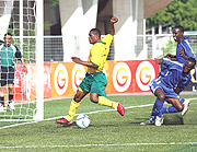 GOAL HUNTER: Labama Bokota Kamana will be leading Rwandau2019s goal hunt in Cecafa.