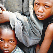 Street children in Butare.