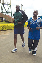 Jogging in Kigali streets has become common mostly in the Morning Hours during the weekends( Photo / G. Barya) 