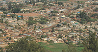 unplanned suburb in Kigali City.