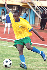 STAR OF THE FUTURE: Jean Claude Iranzi will be a main feature in the Junior Waspsu2019 team.