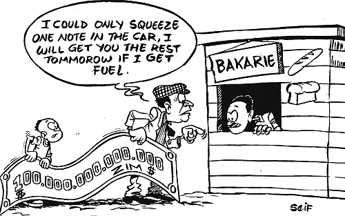 The Reserve Bank of Zimbabwe (RBZ) has introduced a new family of trillion Zim-dollar banknotes in denominations of 100 trillion, 50 trillion, 20 trillion and 10 trillion that go into circulation on Friday, starting with the 10 trillion notes.