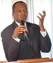 Minister Vincent Karega.(File photo)