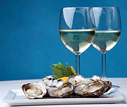 Wine and Oysters.
