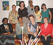 A group of RAUW members with Australian researchers.