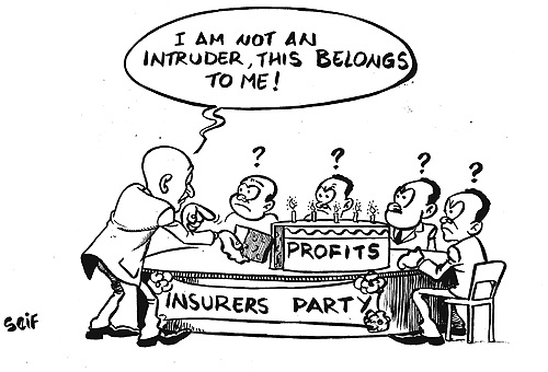 The Minister of Internal Security, Musa Fazil Hererimana, has suggested that insurance company share their profits with the police because the latter has helped reduce accidents.