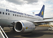 One of Rwandairu2019s recently acquired planes. (File photo).