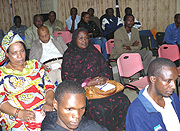 Some of the Huye investors who turned up for the workshop. (Photo G. Ntagungira).