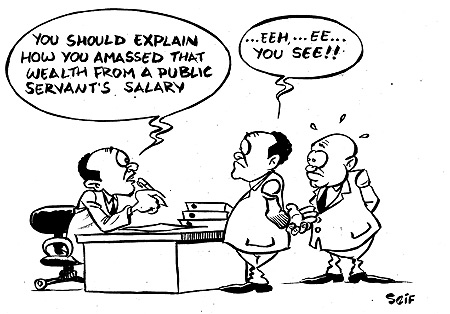 Police is investigating 12 Prisons Directors over having accumulated wealth incompatible with their salaries.