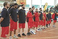 CHAMPIONS: The Egyptian team getting ready for a Zone-V game in 2007. (File photo).