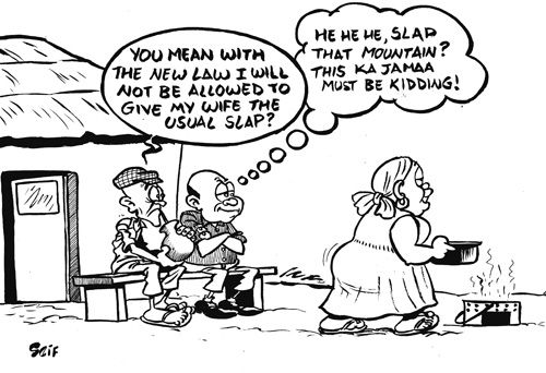 The new law on Gender Based Violence (GBV) will soon come into effect bringing in many changes in domestic behaviour.