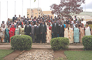 The Rwandan Leadership that is meeting in the Kivu Serena this week.