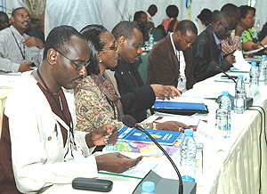 Rwandan Diplomatic envoys are  also taking part in the  National retreat  at Kivu Serena Hotel. (Photo PPU).