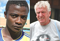 L-R: NETTED TWICE:  Elias Uzamukunda, Rene Feller.