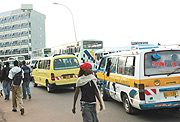 The downtown Kigali bus terminal commonly known as Kwa Rubangura.