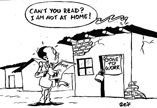 u2018hide and seeku2019 tactics by residents will now delay the property evaluation and compensation report that the city council expects in 2 months time. 