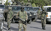 Armed troops have been brought to fight the increased violence on Mexicou2019s streets