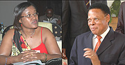 L-R: EAC Minister Monique Mukaruliza, EAC Secretary General Juma Mwapachu.