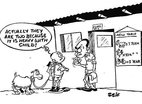 Over 80 students in Bicumbi district in the Northern Province were thrown out of school for failing to pay school fees when their donor withdrew.