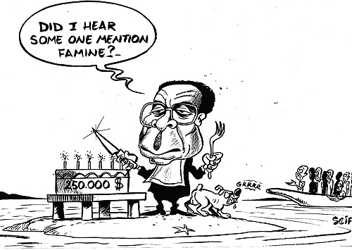 Zimbabweu2019s strongman, Robert Mugabe, reportedly spent US $ 250,000 on his 85th birthday party despite his countryu2019 economic woes. Prominent members  of the opposition boycotted the party.