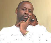 Rwandau2019s famous artiste Jean Paul Samputu seems to be thinking up a storm. (File Photo). 