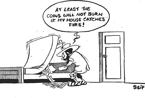 The government has recalled the hundred franc note to be replaced by a coin of equal value.