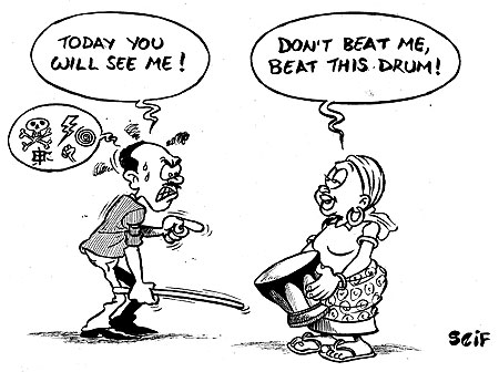 Men should join women to fight gender based violence.