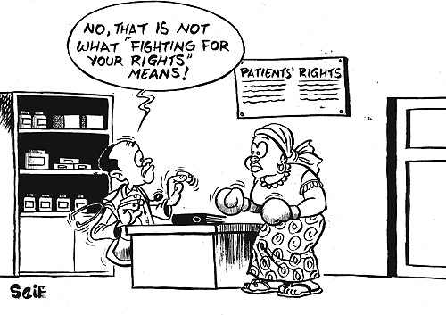 A Charter of Patients rights will ensure that Rwandans enjoy full rights to proper medical care at all health centres country-wide. 