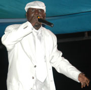 Dr. Claude during one of his shows. 