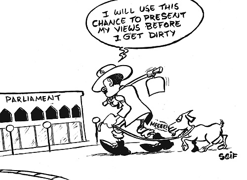 Parliament has opened its doors to the public to allow people to interact with Members of Parliament and Senators. 